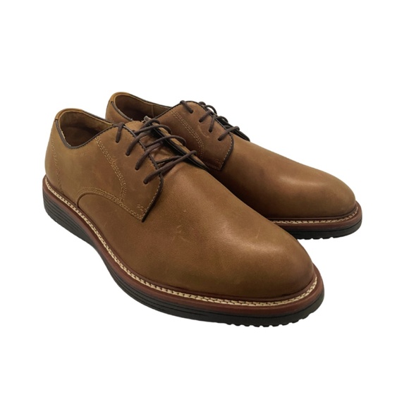 Mens Johnston & Murphy Upton Oxford in Tan Leather. 20-4338 main image 3